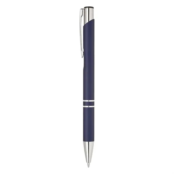 Rubber Finish Click Action Ballpoint Pen