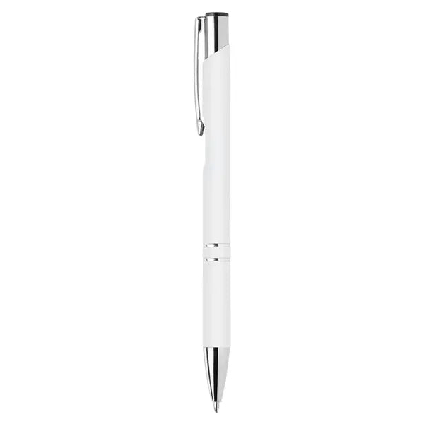 Rubber Finish Click Action Ballpoint Pen