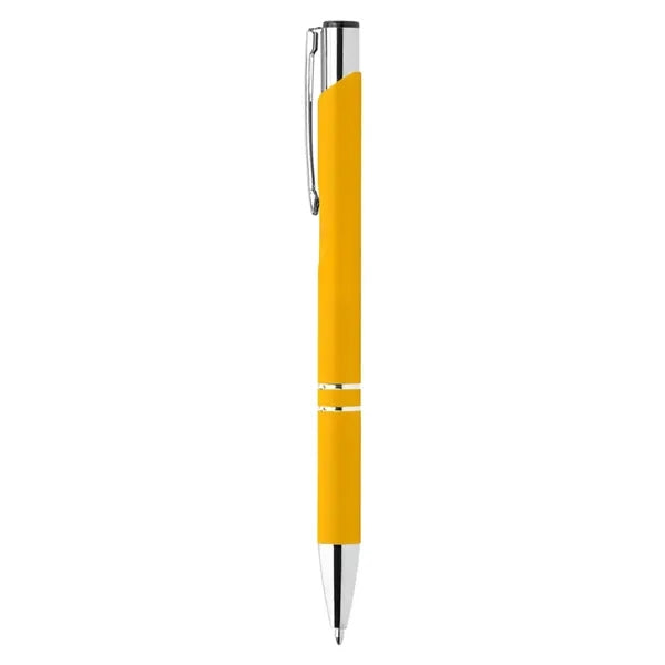 Rubber Finish Click Action Ballpoint Pen