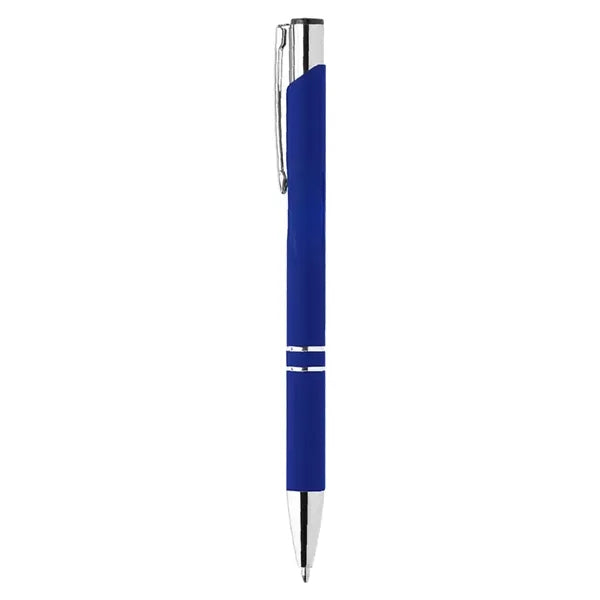 Rubber Finish Click Action Ballpoint Pen