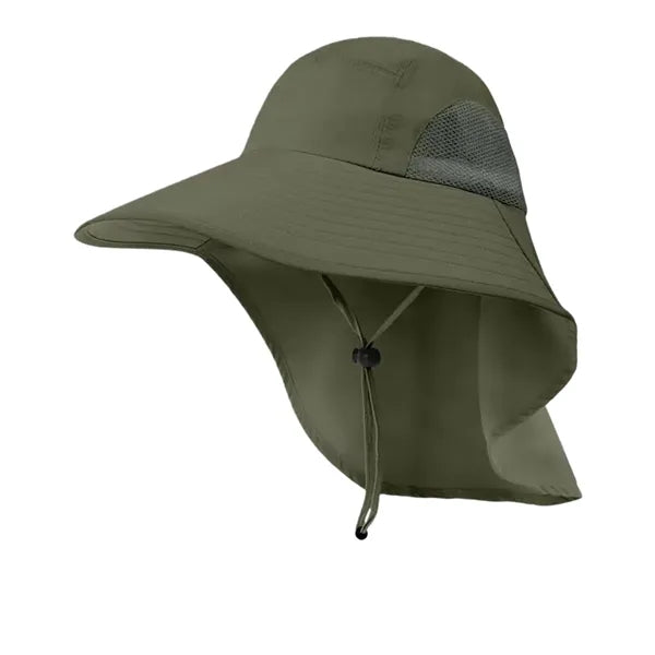 UPF50+ Sun Bucket Hat Breathable Mesh Outdoor Protection