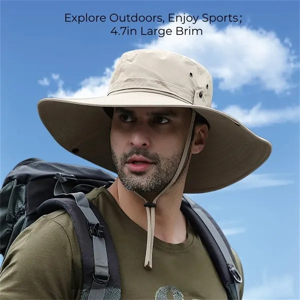 Wide Brim Sun Hat Bucket Outdoor Leisure Protection Hiking