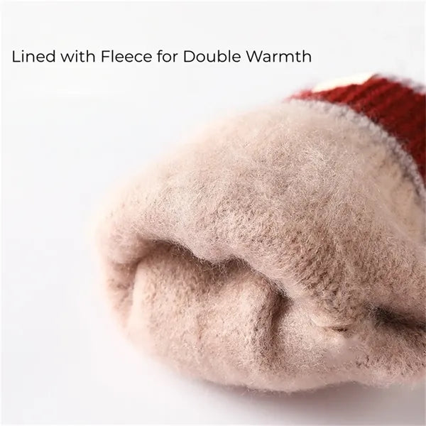 Women Warm Touch Screen Gloves Fleece Lined Winter Knit Glov