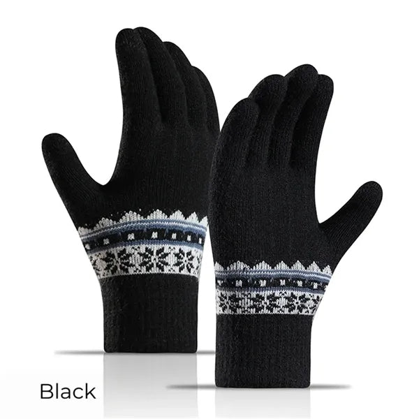 Women Warm Touch Screen Gloves Fleece Lined Winter Knit Glov