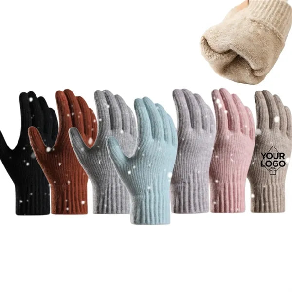 Women Warm Touch Screen Gloves Fleece Lined Winter Knit