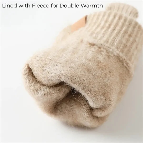 Women Warm Touch Screen Gloves Fleece Lined Winter Knit