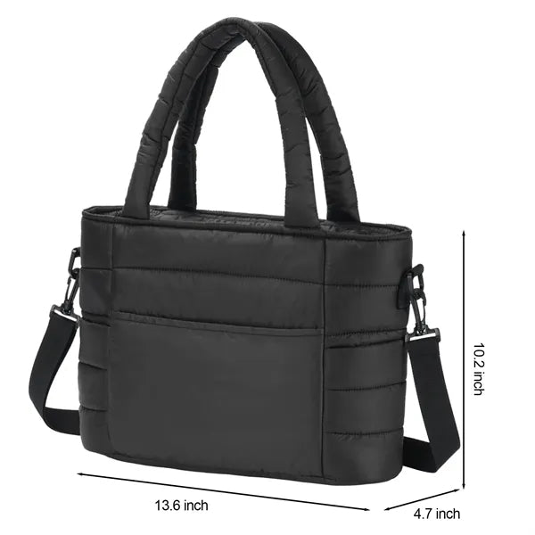 Stylish Puffer Insulated Cooler Tote