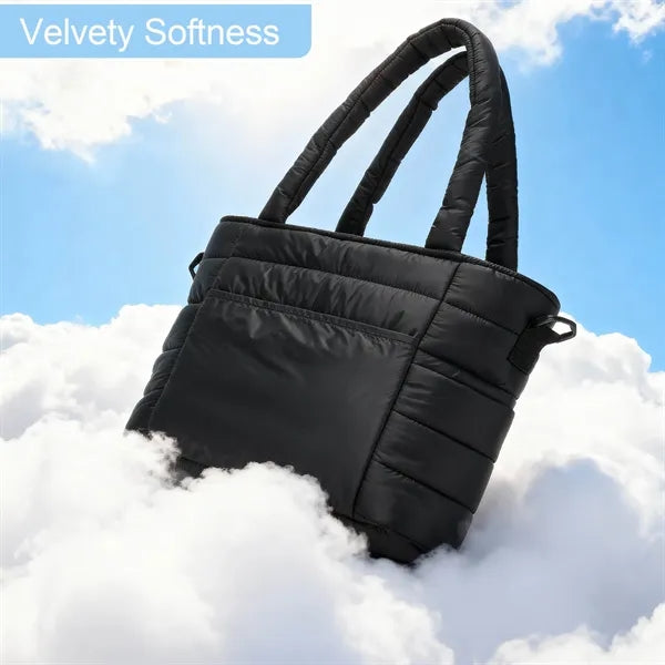 Stylish Puffer Insulated Cooler Tote