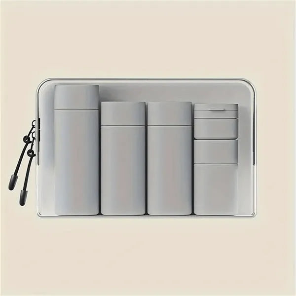 5 Pack Travel Cream Dispenser Bottles Refillable Containers