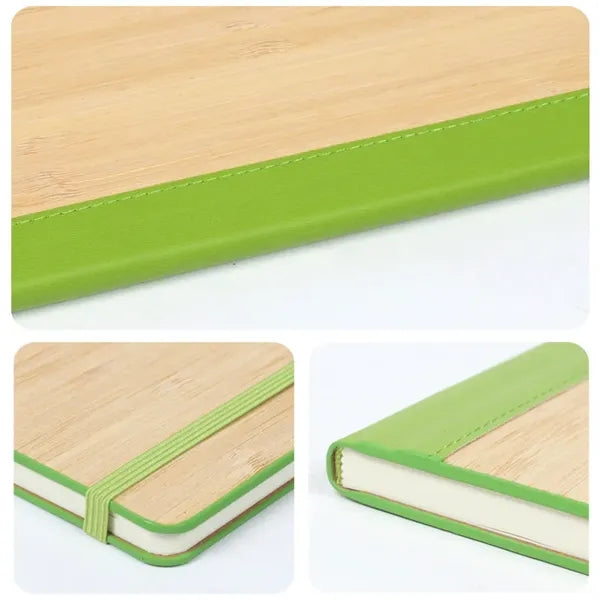 Bamboo Cover Magnetic Closure Notebook