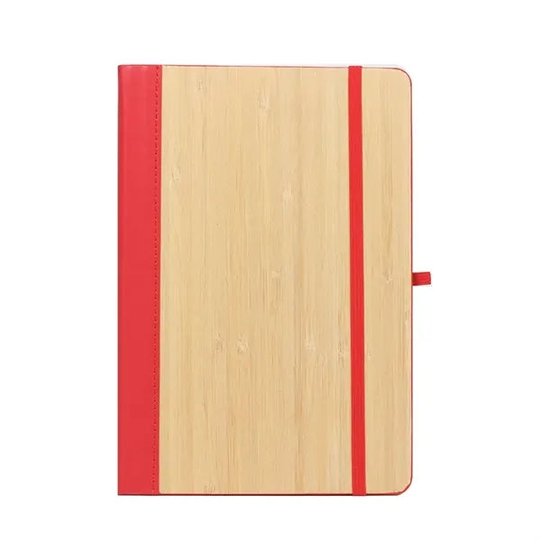 Bamboo Cover Magnetic Closure Notebook