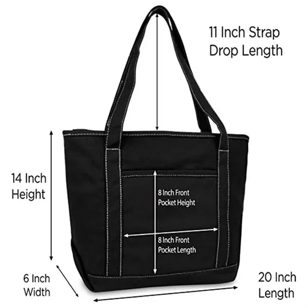 Canvas Nautical Tote Bag