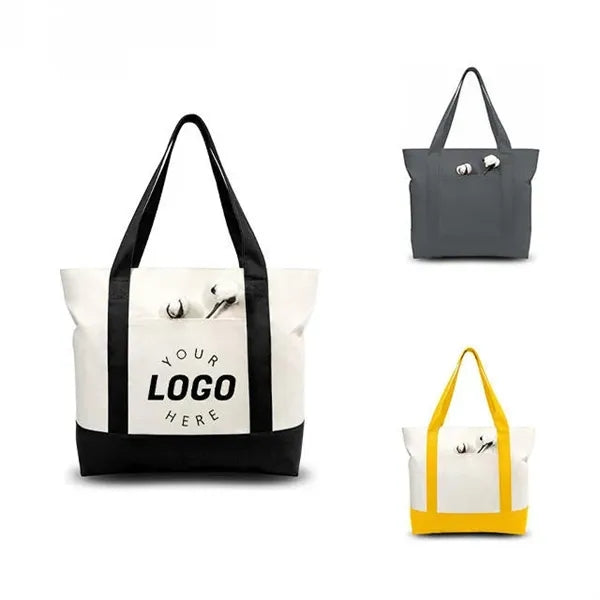 Canvas Nautical Tote Bag
