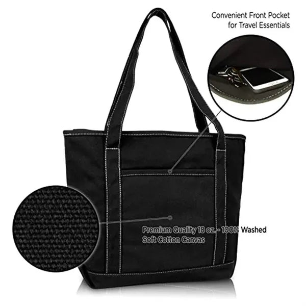 Canvas Nautical Tote Bag