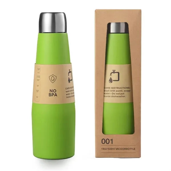 18Oz Premium Stainless Steel Vacuum Water Bottle