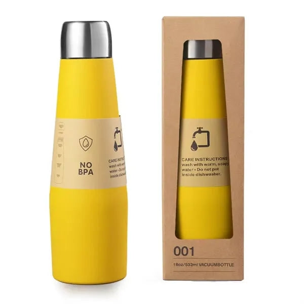 18Oz Premium Stainless Steel Vacuum Water Bottle