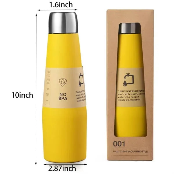 18Oz Premium Stainless Steel Vacuum Water Bottle