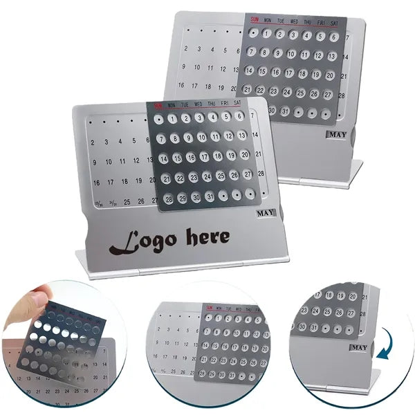 Elegant Perpetual Desk Calendar Office Business Gift