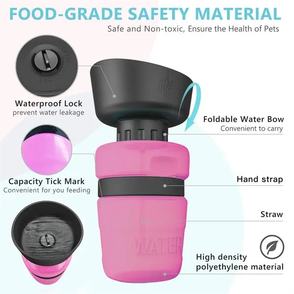 Portable Water Dispenser with Bowl