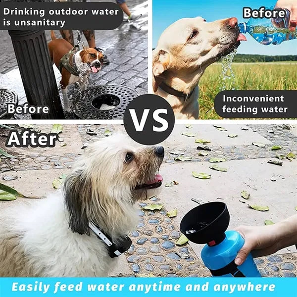 Portable Water Dispenser with Bowl