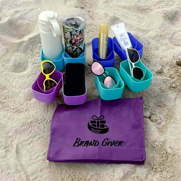 Beach Cup Holder with Pocket