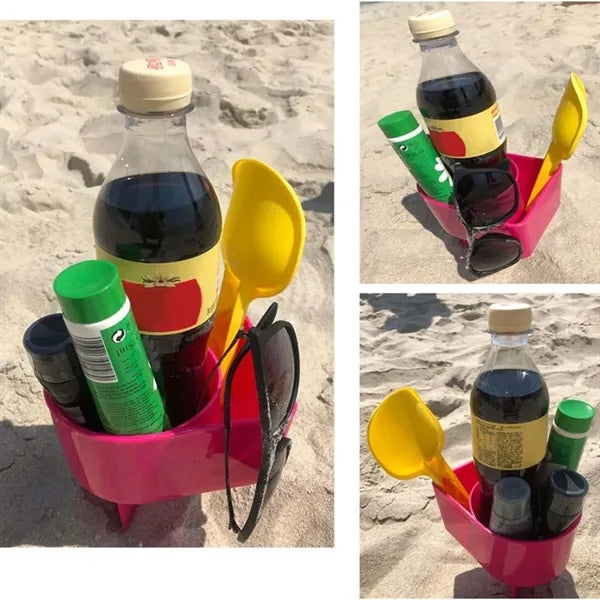 Beach Cup Holder with Pocket