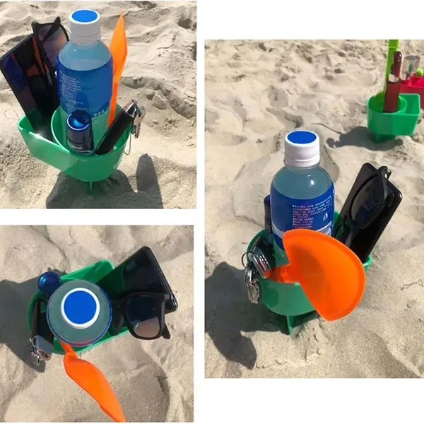 Beach Cup Holder with Pocket