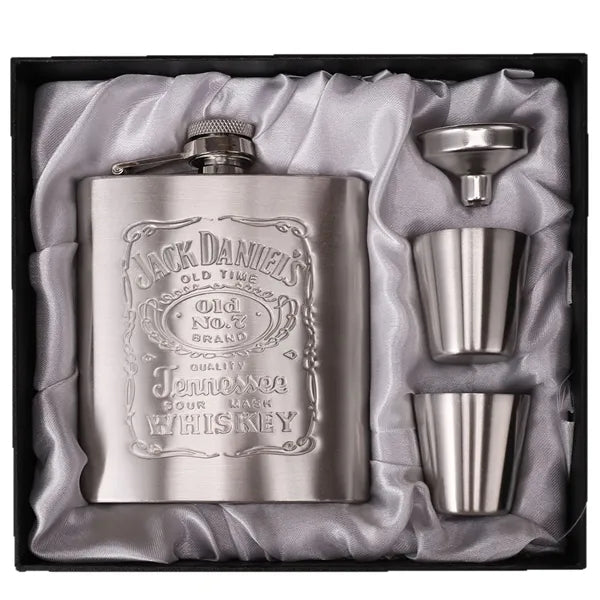 7oz Custom Outdoor Flask flagon