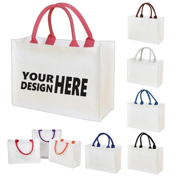 Handheld Canvas Tote Bag