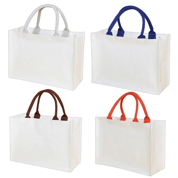 Handheld Canvas Tote Bag
