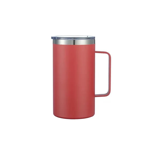 24oz Vacuum Insulated Stainless Steel Coffee Mug with Lid