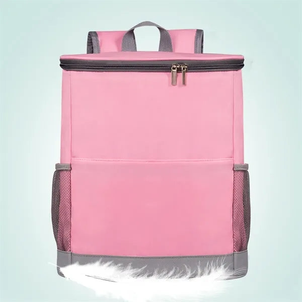 20 can insulated cooler lunch backpack for travel camping
