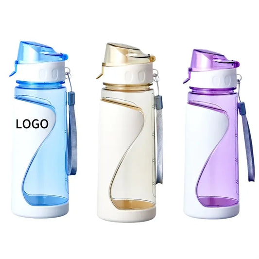 Double-Layer Water Cup With Hanging Rope