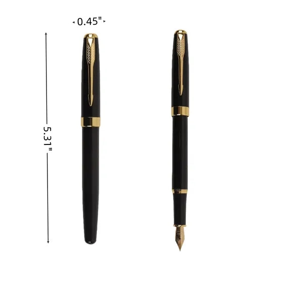 Metal Iridium Nib Fountain Pen With Converter