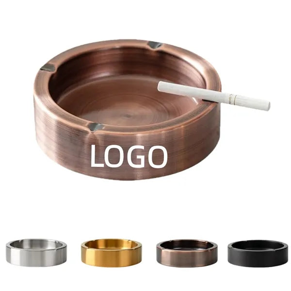 Stainless Steel Heavy Duty Ashtray 4 Slot Windproof