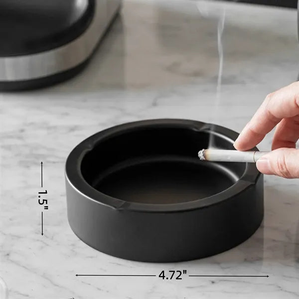 Stainless Steel Heavy Duty Ashtray 4 Slot Windproof