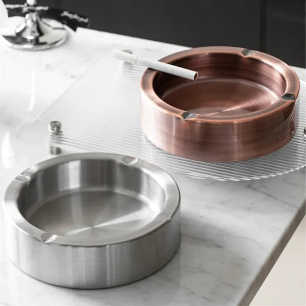 Stainless Steel Heavy Duty Ashtray 4 Slot Windproof