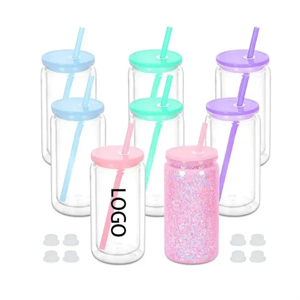 16 OZ Snow Globe Tumbler