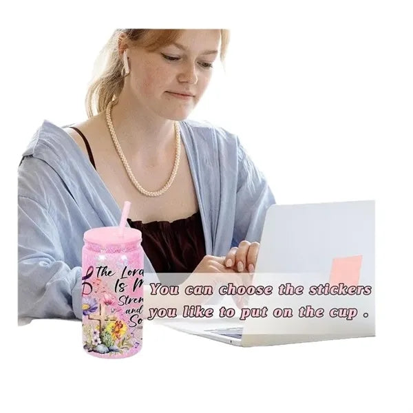 16 OZ Snow Globe Tumbler