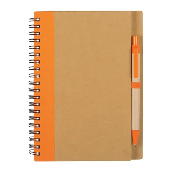 Kraft Cardboard CoverJournal Notebook with Pen