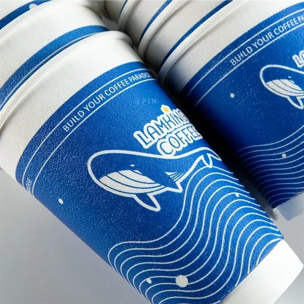 12 oz Flocked Foaming Disposable Paper Cup