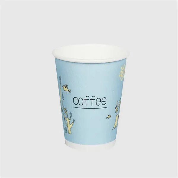 12 oz Flocked Foaming Disposable Paper Cup