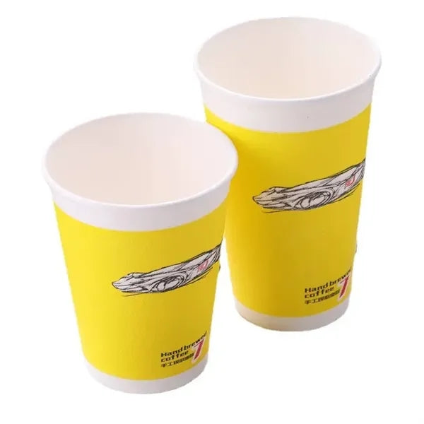 12 oz Flocked Foaming Disposable Paper Cup