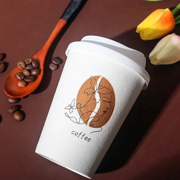12 oz Flocked Foaming Disposable Paper Cup