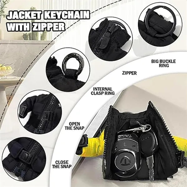 Keychain Charm Mini Down Coat