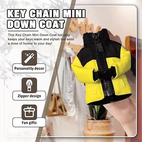 Keychain Charm Mini Down Coat