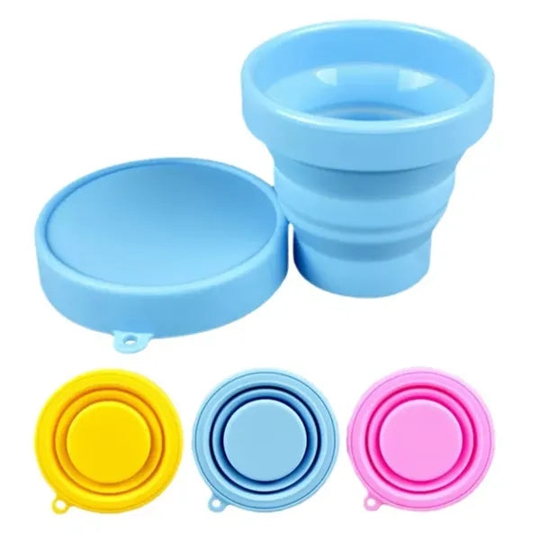 Collapsible Silicone Cup with Lid 170ML