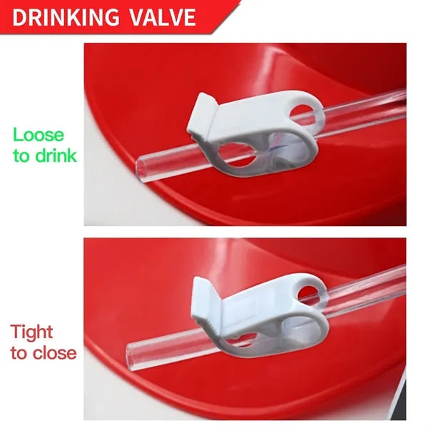 Dual Can Drinking Helmet with Adjustable Strap