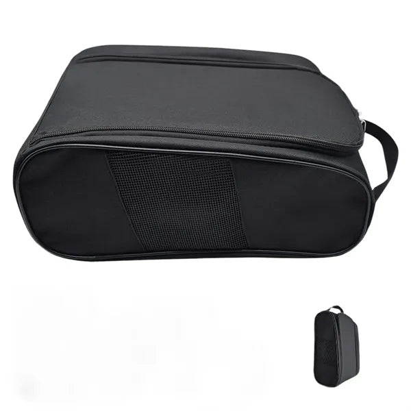 Breathable golf shoe storage bag