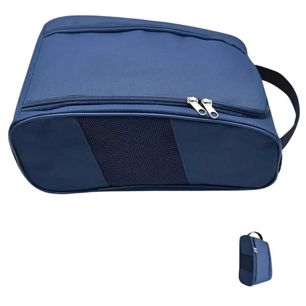 Breathable golf shoe storage bag